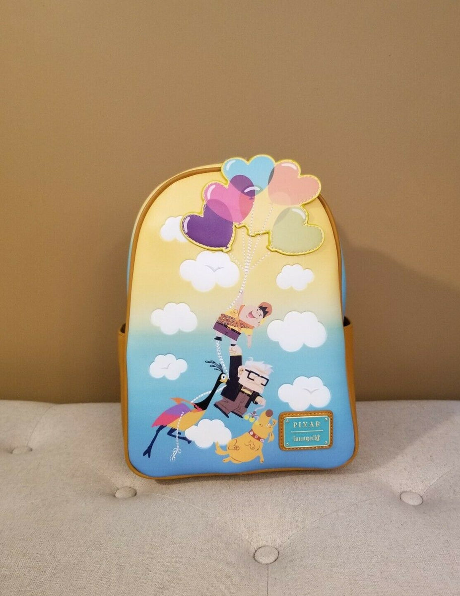 Loungefly Disney deals UP Backpack - Pixar Balloons Russell Carl Doug Disney Dog