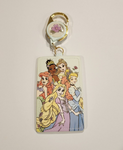 Princess Group Floral Retractable Lanyard ID Holder