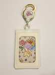 Princess Group Floral Retractable Lanyard ID Holder