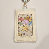 Princess Group Floral Retractable Lanyard ID Holder