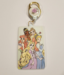 Princess Group Floral Retractable Lanyard ID Holder