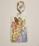 Princess Group Floral Retractable Lanyard ID Holder