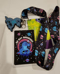 Lilo and Stitch Not Ordinary Outer Space Lanyard