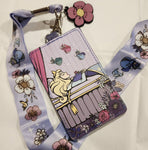 Sleeping Beauty 65th Ann Floral Lanyard