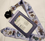 Sleeping Beauty 65th Ann Floral Lanyard