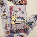 Sleeping Beauty 65th Ann Floral Lanyard