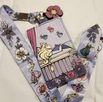 Sleeping Beauty 65th Ann Floral Lanyard