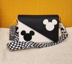 Mickey Mouse Y2K Black and White Shoulder Bag