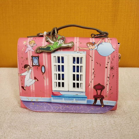 Peter Pan You Can Fly Window 70th Anniversary Crossbody Bag