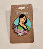 Mulan Princess Flower Portrait Enamel Pin