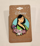 Mulan Princess Flower Portrait Enamel Pin