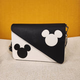 Mickey Mouse Y2K Black and White Shoulder Bag