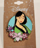 Mulan Princess Flower Portrait Enamel Pin