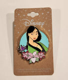 Mulan Princess Flower Portrait Enamel Pin