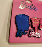 Barbie And Ken Silhouette Pin Set