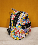 the Little Mermaid Character All Over Print Mini Backpack