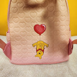 Winnie the Pooh Heart Balloon Pooh Bear Ombre Mini Backpack