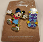 Mickey Mouse Skateboard 2 Piece Enamel Pin Set