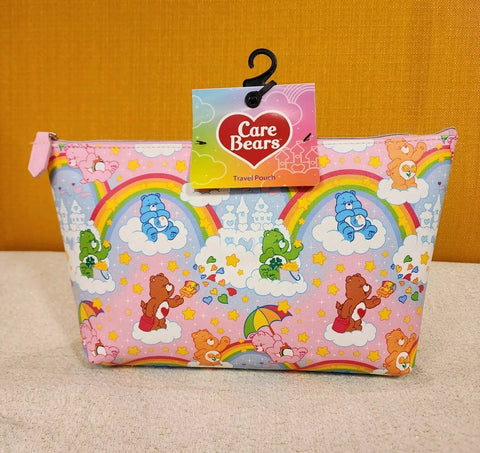 Care Bears Rainbow Star Castle AOP Makeup Case Pounch Cosmetic Travel Bag