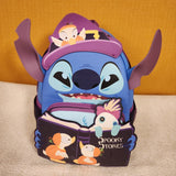 Stitch Witch Spooky Stories Ducks Halloween Glow Mini Backpack