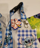 Lilo and Stitch Gingham Lanyard