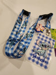 Lilo and Stitch Gingham Lanyard