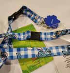 Lilo and Stitch Gingham Lanyard