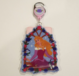 Sleeping Beauty Aurora Lenticular Color Dress Lanyard ID Holder