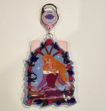 Sleeping Beauty Aurora Lenticular Color Dress Lanyard ID Holder