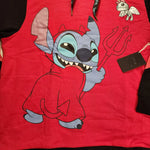 Stitch Devil Scrump Red Hoodie Unisex Size XLarge