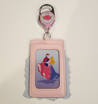 Sleeping Beauty Aurora Lenticular Color Dress Lanyard ID Holder