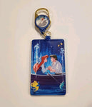 Ariel Eric Boat Little Mermaid Kiss the Girl Lanyard ID Holder