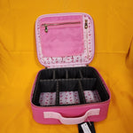 Barbie Impressions Makeup Case Cosmetic Travel Bag Pink