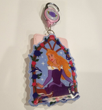 Sleeping Beauty Aurora Lenticular Color Dress Lanyard ID Holder