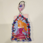 Sleeping Beauty Aurora Lenticular Color Dress Lanyard ID Holder