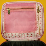 Barbie Impressions Makeup Case Cosmetic Travel Bag Pink