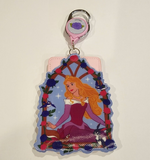 Sleeping Beauty Aurora Lenticular Color Dress Lanyard ID Holder