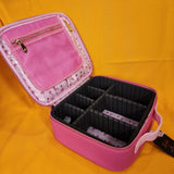 Barbie Impressions Makeup Case Cosmetic Travel Bag Pink