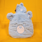 Care Bears Skinny Dip Blue Plush Furry Cosplay Mini Backpack Coin Bag Set