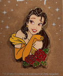 Beauty and the Beast Belle Rose Enamel Pin