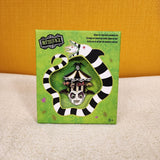 Beetlejuice Carousel Charm Carnival LE Enamel Pin 3" Halloween