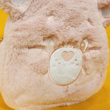 Care Bears Skinny Dip Pale Pink Plush Furry Cosplay Mini Backpack Coin Bag Set