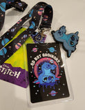 Lilo and Stitch Not Ordinary Outer Space Lanyard