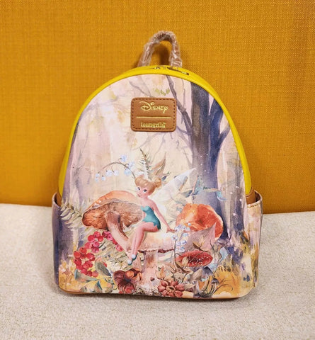 Tinker Bell Mushroom Forest Scene Mini Backpack