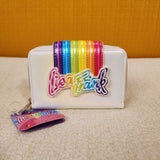 Lisa Frank Rainbow Logo Pearlescent Wallet