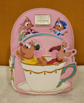 Cinderella Gus and Jaq Teacup Mini Backpack