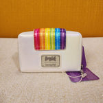 Lisa Frank Rainbow Logo Pearlescent Wallet