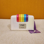 Lisa Frank Rainbow Logo Pearlescent Wallet