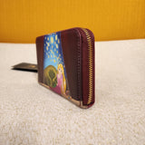 Tangled Rapunzel Tower Gazing Illustrated Lantern Zip Wallet