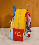 McDonalds Fry Gang Fry Guys Fast Food Triple Pocket Mini Backpack